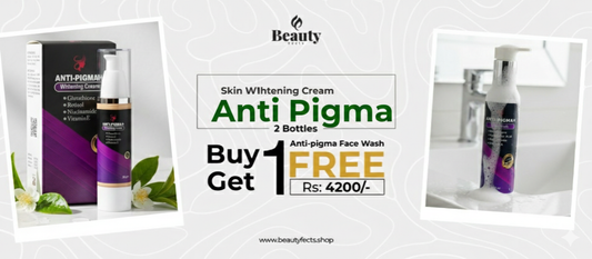 Anti-pigma medicated whitening cream 2 bottle Buy Get 1 anti-pigma face wash free